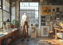 Mode et art : les pantalons écossais comme toile de création